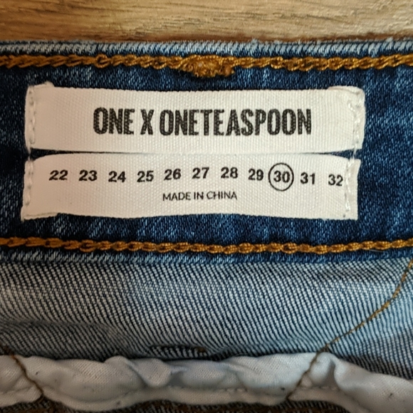 One Teaspoon Raw Hem Hoodlum Skinny - Picture 9 of 13